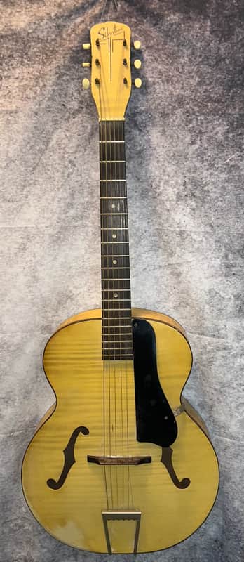 Vintage Silvertone H702 Archtop Guitar Blonde Luthier Special Project