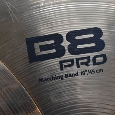 Sabian B8 Pro 18" Marching Band Cymbal Pair - No Straps image 2