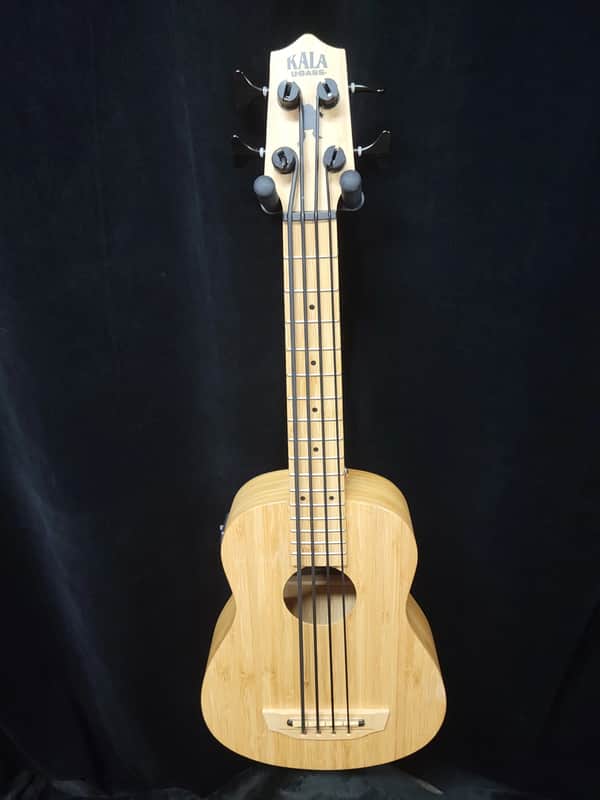 Kala UBASS-BMB-FS Solid Bamboo Fretted U-Bass - Natural image 1