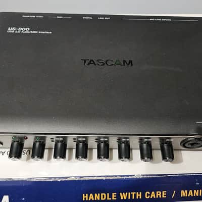 TASCAM US-800 USB 2.0 Audio Interface 2000s - Black image 6