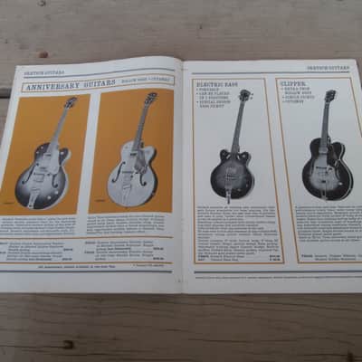 Vintage 1965 Gretsch Guitars & Amplifiers Catalog #32! Chet Atkins, White Falcon! Case Candy! image 6