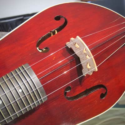 Vintage Johannes Pugh Violinett #589 Bowed Tabletop Violin Near Mint with Original Hard Shell Case image 9