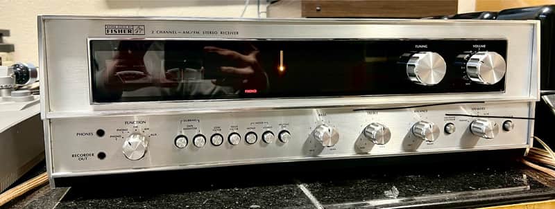 Vintage Fisher Model 143.92541600 AM/FM Stereo Receiver; Tested (SEE VIDEO) image 1