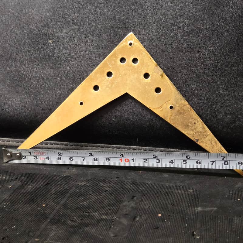 Unknown Flying V Tail Piece - Aged Gold image 1