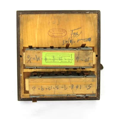 Foerster 96 Key Chemnitzer Concertina Button Accordion, Original Case image 14