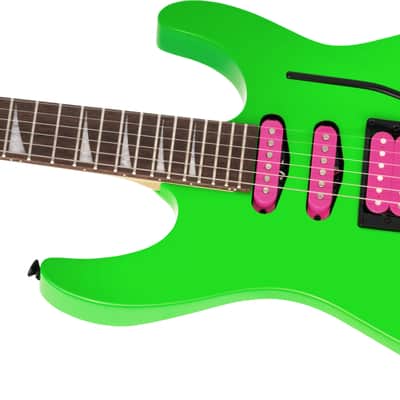 Jackson X Series Dinky DK3XR HSS Electric Guitar, Laurel Fingerboard, Neon Green image 4