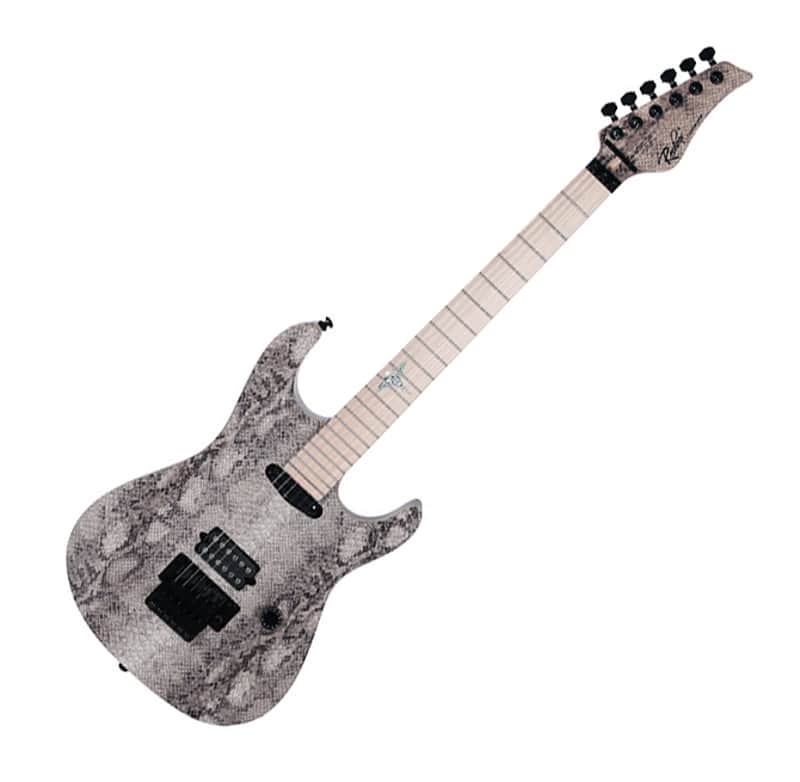 Reedoox Snake Skin 2014 FR Floyd Rose Push Pull Unique Graphic Electric Guitar 2 image 1