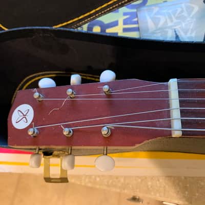 Vintage 1960s-70s 319 Harmony Atomic Logo Parlor Guitar OM Minty PLAYER ! image 8