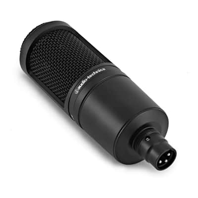 Audio-Technica AT2020 Large Diaphragm Cardioid Condenser Microphone - Black image 5