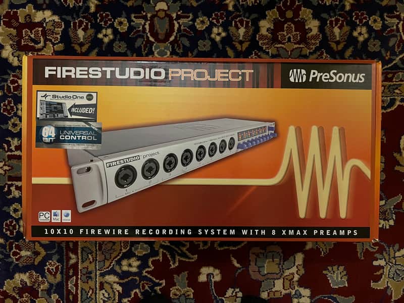 PreSonus Firestudio Project Firewire Audio Interface 2010s - Silver image 1