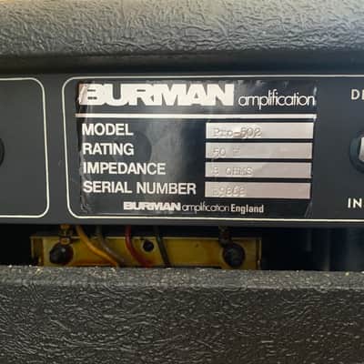 Burman PRO 502 // 2x12" // 50 WATT // 70er Jahre image 4
