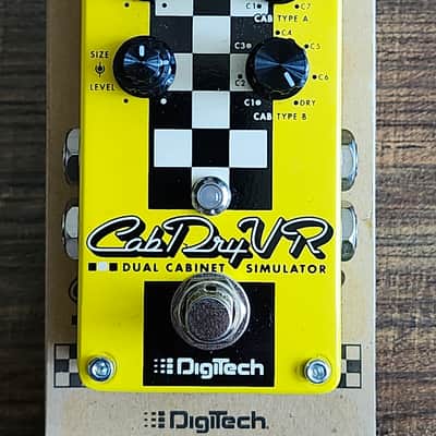DigiTech CabDryVR Dual Cabinet Simulator 2010s - Yellow/Black/White image 1