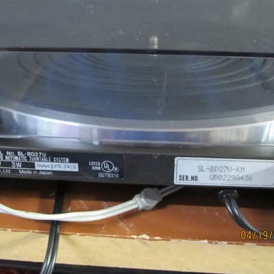 Technics SL-BD27 Semi-Automatic Turntable w Cartridge & Dust Cover - Serviced image 20