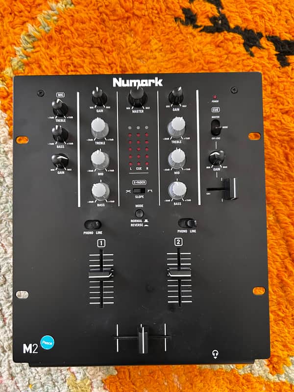 Numark M2 DJ Mixer 2010s - Black image 1