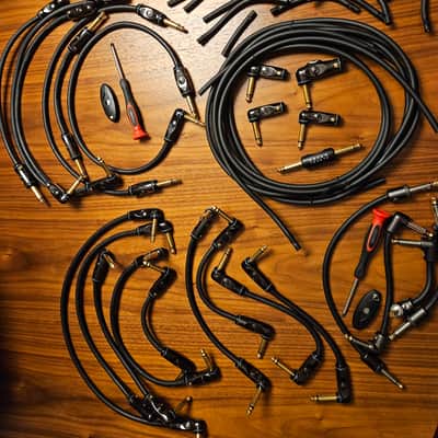 D'Addario PW-GPKIT-50 Planet Waves DIY Solderless Custom 1/4" TS Cable Kit - 40', 10 plugs 2008 - 2020 - Black image 1