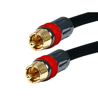 Monoprice 15FT High-Quality Coaxial Audio/Video RCA CL2 Rated Cable 75ohm - 6306 image 2