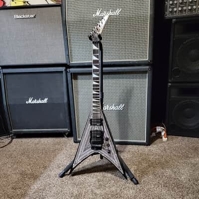 Jackson "Custom Rhinestone" JS32 King V Gloss Black 2019 image 2