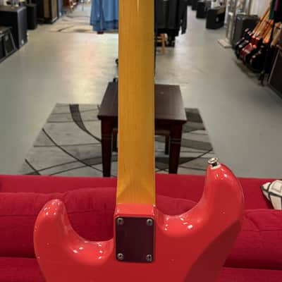 STRAT-BUILD ShowMeNitro Faded Fiesta Red Alder, Allparts SRO-62, Fender Hardware & SCN Pickups 2024 - Faded Fiesta Red Nitro image 6