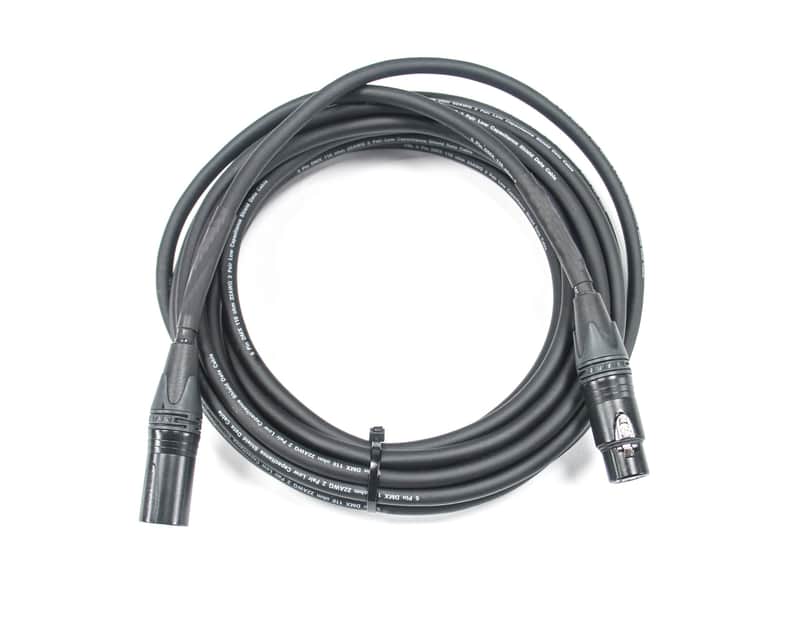 Elite Core Audio CSD5-NN-6 Tour Grade 110 Ohm 5-Pin DMX Lighting Cable with Genuine NC5XX Connectors - 6' image 1