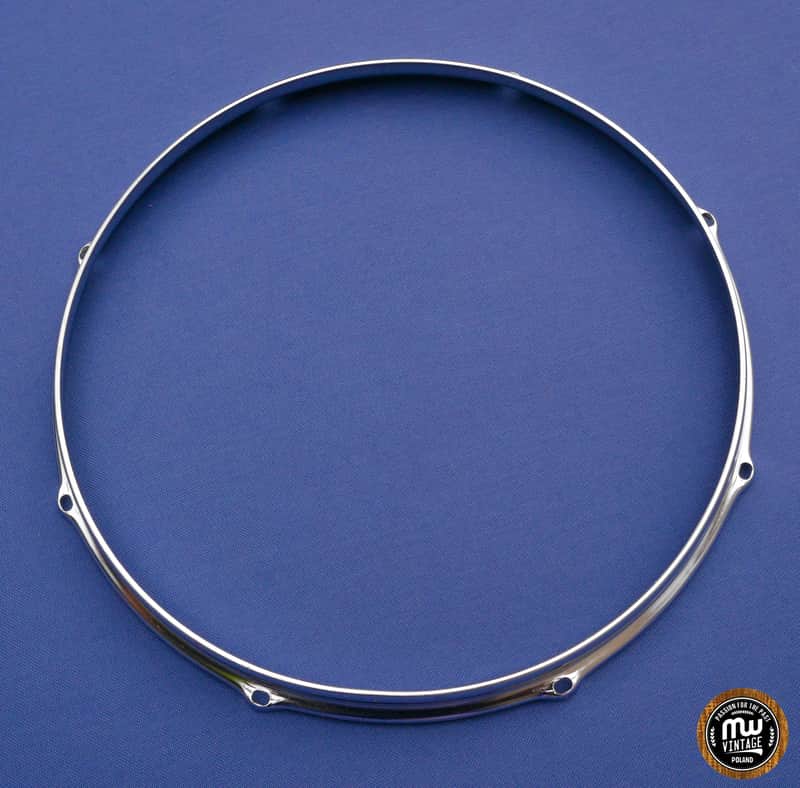 Slingerland Chrome Over Steel 14" Hoop 8 Holes Niles Vintage No.2 image 1