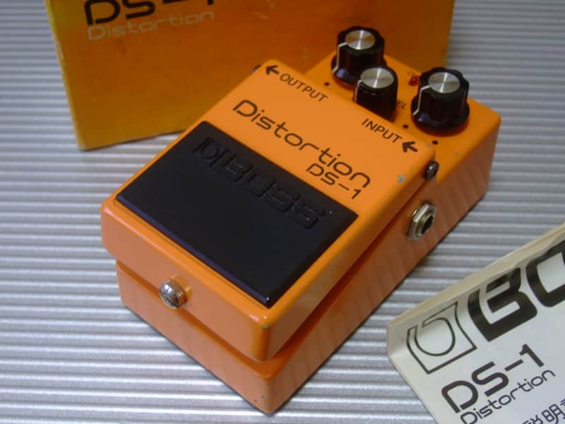 The First Year 1978 7700 Boss DS-1 Distortion w/ Original Box & Manual (Silver Screw, Black Label, Long Dash) MIJ Made in Japan image 1
