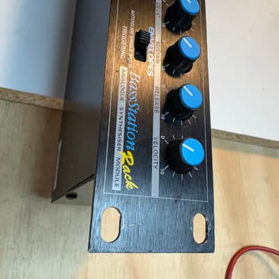 Novation Bass Station Rack Monophonic Synthesizer 1994 - Black Analog Synth MIDI CV Converter image 8