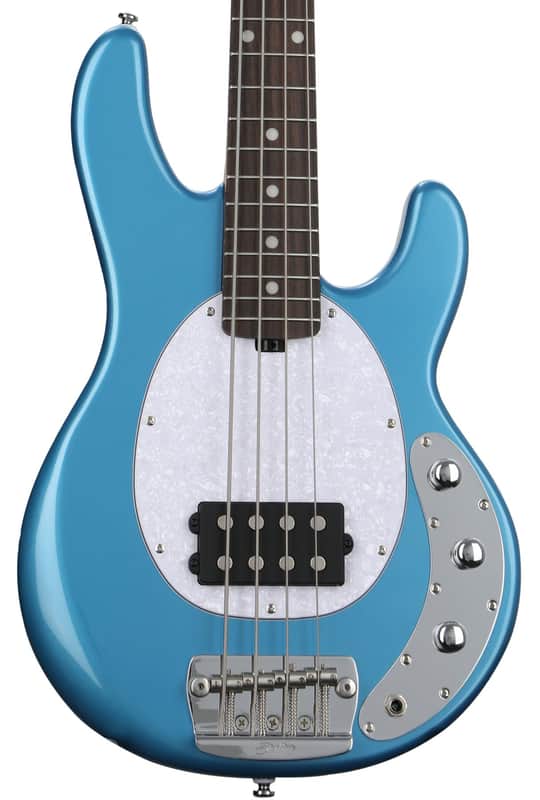 Sterling By Music Man StingRay RAYSS4 Electric Bass Guitar - Toluca Lake Blue image 1