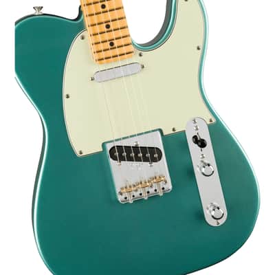 Fender American Professional Classic Telecaster MN Faded Sherwood Green Metallic - Electric Guitar image 3