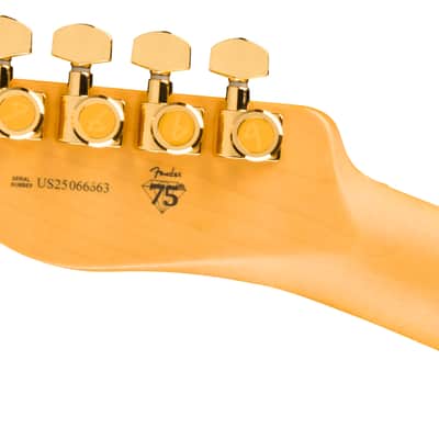 Fender 75th Anniversary American Professional II Custom Telecaster Limited Edition Electric Guitar, Maple Fingerboard, 2-Color Sunburst image 5