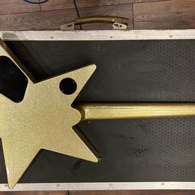 John Birch Custom made Star Guitar 1980’s - Gold Sparkle image 10