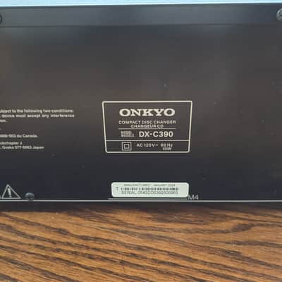 Onkyo DX-C390 6 CD Carousel Changer January 2024 - Black image 18