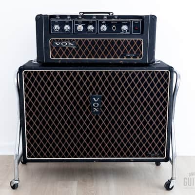 1969 Vox Defiant JMI UK-Made Vintage Solid State Amp, Head + 2x12 Speaker Cabinet w/ Fane, Ftsw image 2