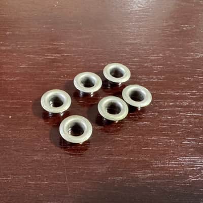 Gibson Vintage 1957 Kluson Nickel Tuner Ferrules Bushings 1956 1956 1958 1959 1960 image 1