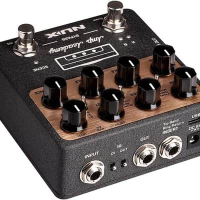 NUX NGS-6 Amp Academy Stomp-Box Amp Modeler, 16 Effects Pedal with Two Free Flat Patch Cables image 3