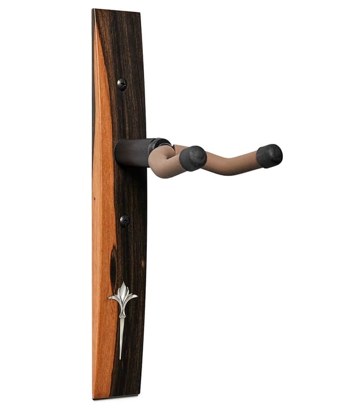 Taylor Guitar Wall Hanger Ebony, Acrylic "Nouveau" Inlay image 1