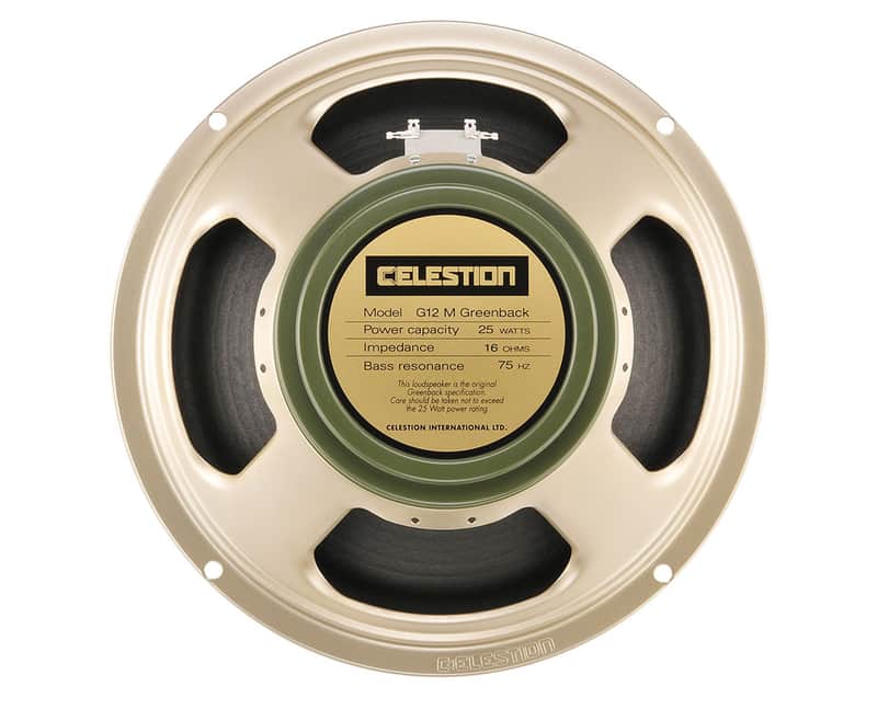 Celestion GM12M Greenback 12" Guitar Speaker (Ceramic) - 16 ohm - Open Box image 1