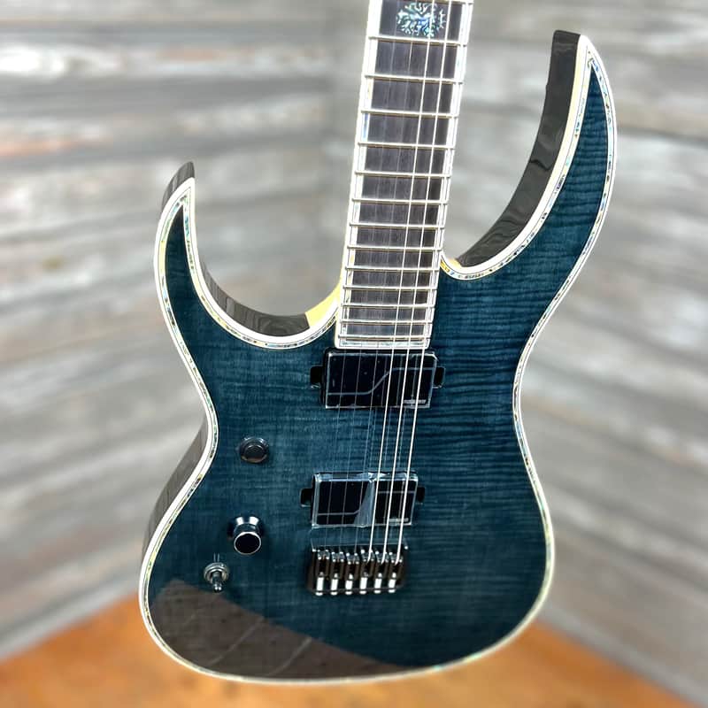 B.C. Rich Shredzilla Extreme Left-Handed in Trans Blue (0905) | Reverb