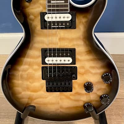 Dean Dean Thoroughbred Select Floyd Quilted Maple 2021 - Natural Black Burst image 2