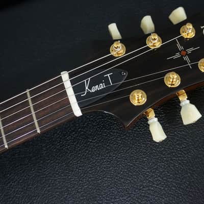 Knaggs Guitars Kenai Hollowbody in Hickory Burst with One-Piece Top image 11