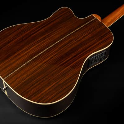 2017 Gibson Songwriter Deluxe Studio EC Rosewood - Antique Natural | USA All Solid Dreadnought Acoustic Guitar Pickup Cutaway | CoA OHSC image 13