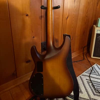 Schecter C-1 E/A 2020 - Natural satin zebra wood image 3