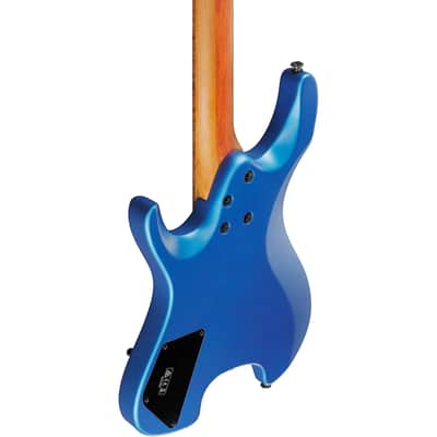 Ibanez Quest Standard Q52-LBM 6-String Headless Solid Body Electric Guitar with Roasted Birdeye Maple Fretboard, Right-Handed, Laser Blue Matte image 9