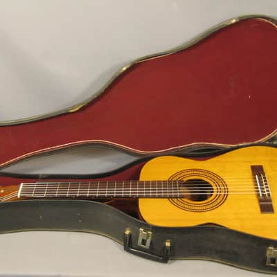Rare 1968 Supro Classical Acoustic Guitar with Case image 16