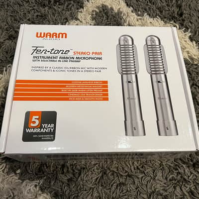 (Mint) Warm Audio Fen-Tone Ribbon Microphone Stereo Pair 2025 image 1