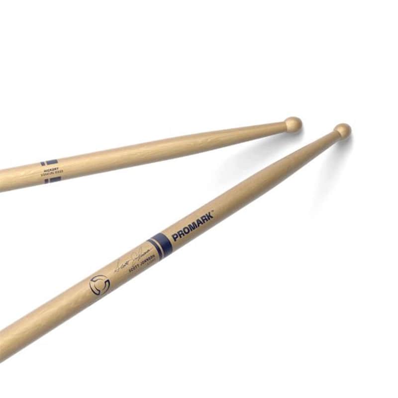 ProMark Hickory Scott Johnson Light Wood Tip Drumstick image 1