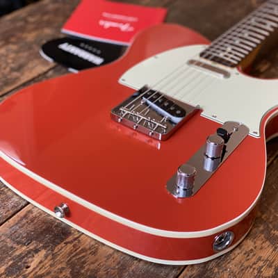 Fender Japan Limited Edition Japanese Domestic Only FSR 1960's Fully Bound Custom Telecaster Fiesta Red MIJ image 3