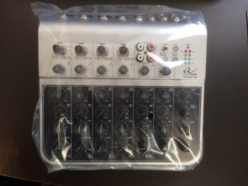 Alpha Audio  8 Channel mixer with USB connection image 1