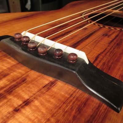 Iseman 'Style 1' Koa Weissenborn - Hawaiian Lap Steel Guitar image 10