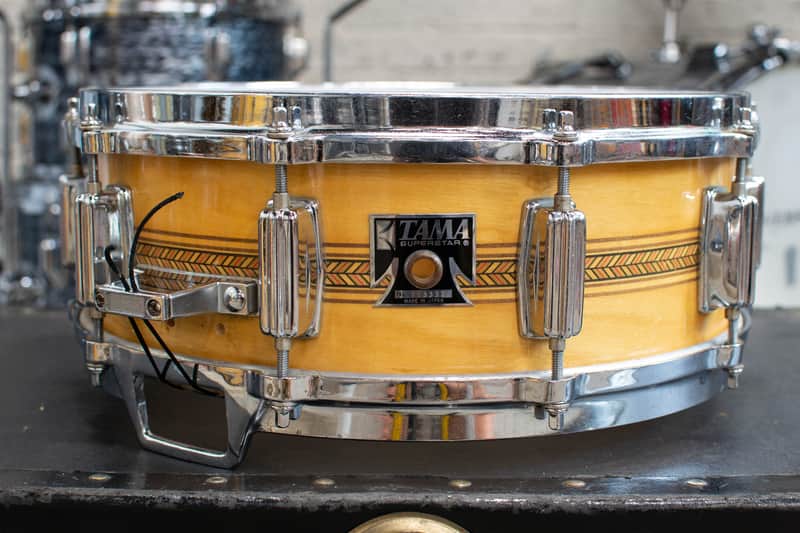 Tama AW455 Superstar Mastercraft Artwood Birch 5x14" Snare Drum with Inlay 1980 image 1