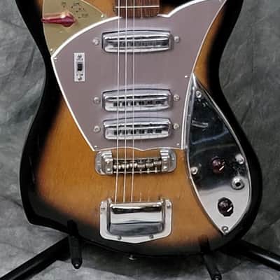KILLER VINTAGE 1963-65 Victoria Surf Rider Electric Guitar, Space Age Cool!! image 1
